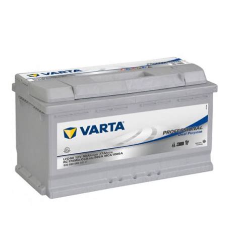 Varta Accu Ah Dc Semi Tractie Marine Kok Watersport