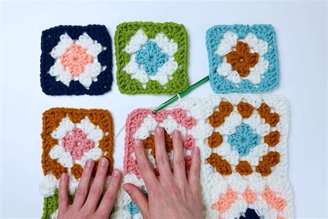 How To Join Granny Squares With The Continuous Join As You Go Method