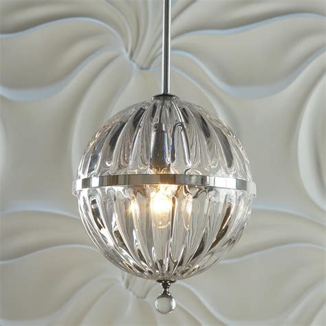 Fluted Glass Globe Pendant Pendant Lighting By Shades Of Light