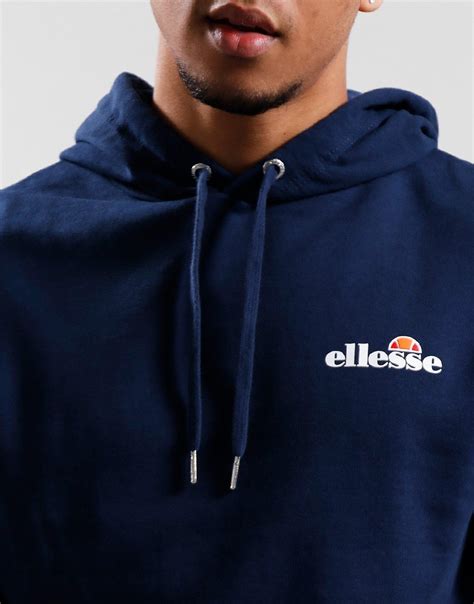 Ellesse Solleva Hoodie Navy Terraces Menswear