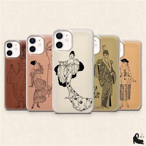 Art Deco Phone Case 1920s Retro Cover For Iphone 15 Pro Max 14 13 12 X Se Xr Samsung A12 A13 A14