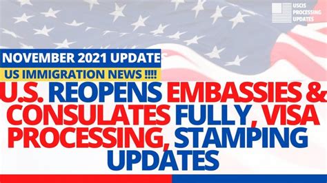 Us Reopens Embassy Full And Visa Processing Updates B1b2 H1 B Green