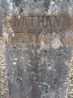 Nathan Reddick 1803 1846 Mémorial Find a Grave