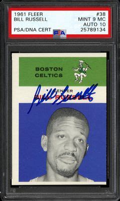 Bill Russell | PSA AutographFacts™