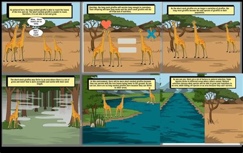 Natural Selection Comic Strip Storyboard By 73caccd7