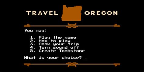 Travel Oregon: The Game