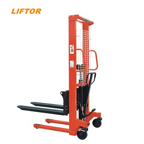 Hydraulic Manual Hand Stacker Forklift New 1000kg Manual Fork Lift