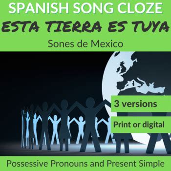 Possessive Pronouns Spanish Lesson Plan And Resource Sheet