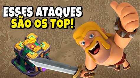 APRENDA OS MELHORES ATAQUES PARA CV14 CLASH OF CLANS YouTube