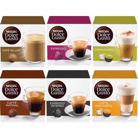 DOLCE GUSTO Cápsulas De Café Dolce Gusto 10 Unidades Diversos Sabores