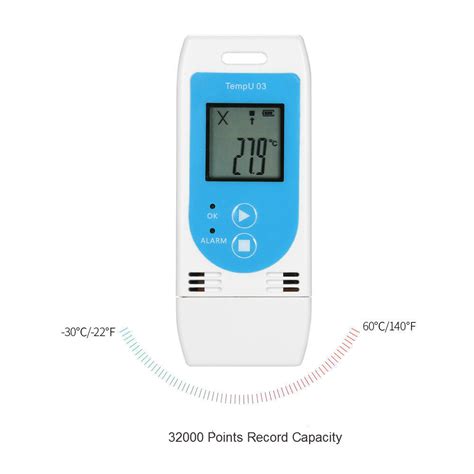 Data Logger Medical Refrigerator Thermometer Vaccine Fridge Temperature