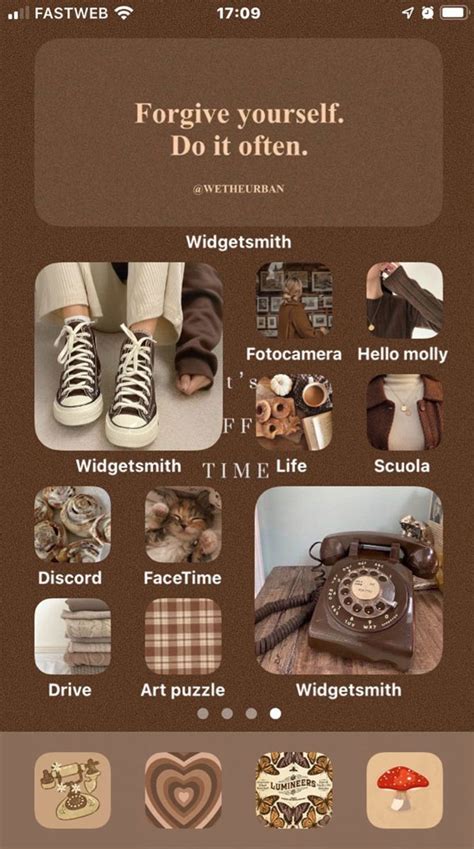 Aesthetic Fall Ios Home Screen Ideas Brown Aesthetic Fall Wallpaper I