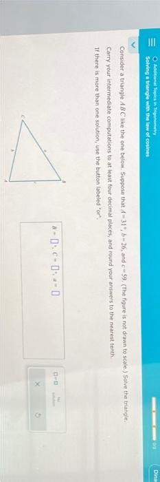 Solved Consider A Triangle ABC Like The One Below Suppose Chegg