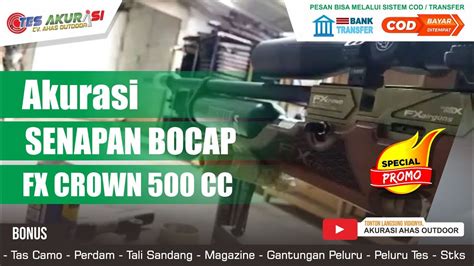 Senapan Angin Pcp Bocap Fx Crown Milik Margono Palembang Youtube