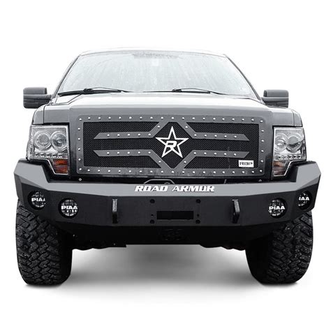 Road Armor Ford F Stealth Series Full Width Blacked Front