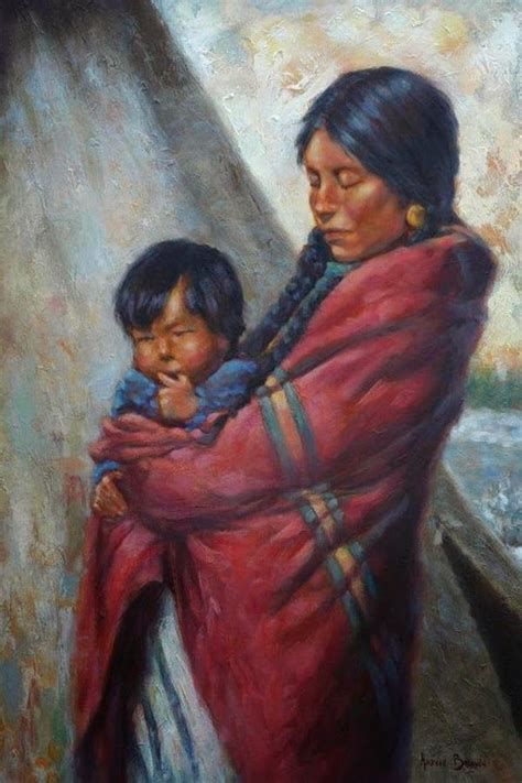 Impressioniartistiche Harvie Brown American Indian Art Native