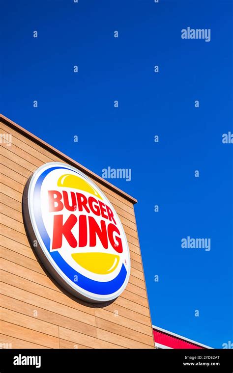 Burger King Fast Food Restaurant Logo Stock Photo Alamy