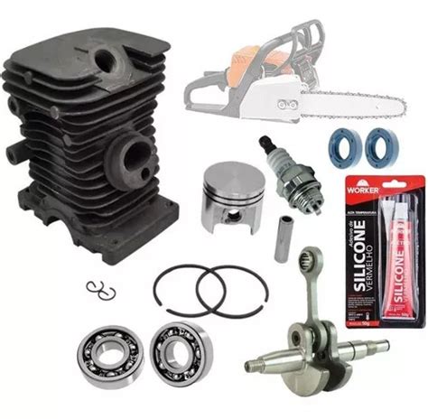 Kit Motor Completo P Motosserra Stihl Ms Ms Parcelamento Sem