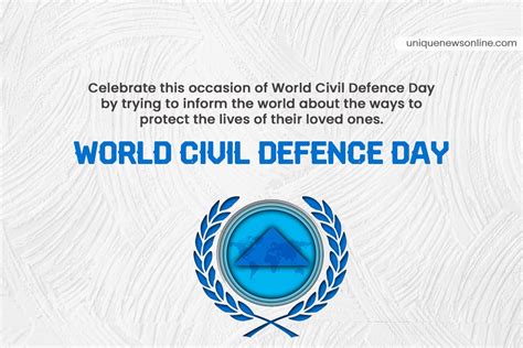 World Civil Defence Day 2023 Top Images Posters Quotes Slogans