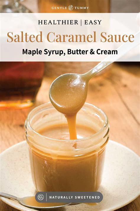 Easy Homemade Maple Syrup Salted Caramel Sauce Recipe