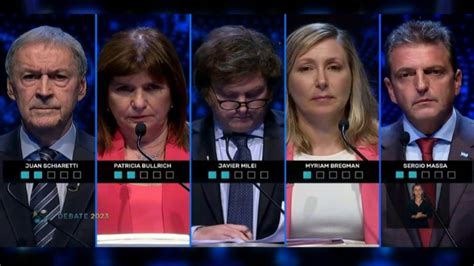 Candidatos A Presidencia Argentina Se Enfrentan En Acalorado Debate