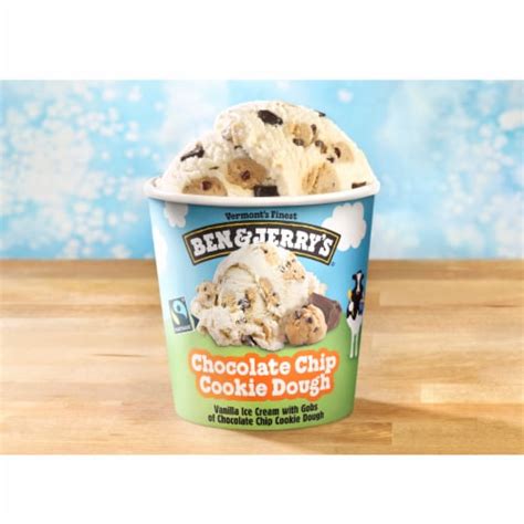 Ben And Jerrys Chocolate Chip Cookie Dough Ice Cream Pint 16 Oz King Soopers