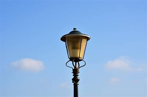 Lamp Blue Sky Sky Blue Light Lantern Architecture Lighting Road