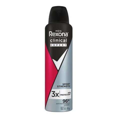 Antitranspirante Rexona Clinical Expert Sport Strength En Aerosol Para