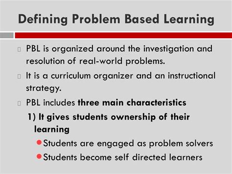 Ppt Problem Based Learning Coach Critical Teaching And Learning