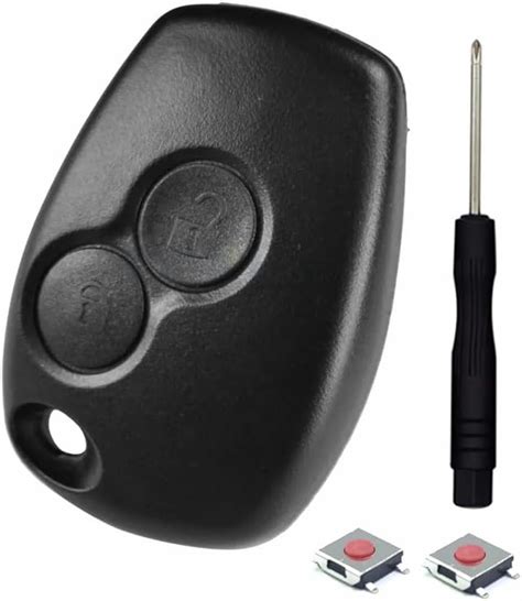 2 Buttons Key Fob Cover Replacement Fits For Renau Lt Trafic Master