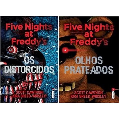 Kit 2 Livros Five Nights At Freddys Prateados Distorcidos Submarino