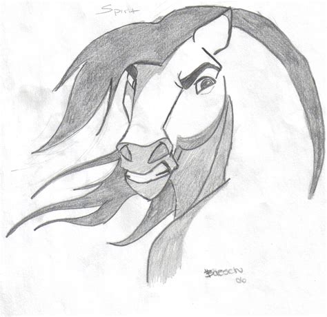 Cool Horse Drawings Easy