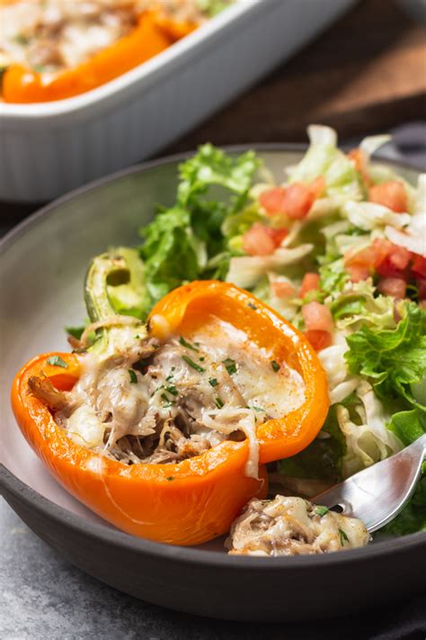 Pulled Pork Stuffed Peppers Low Carb Maven