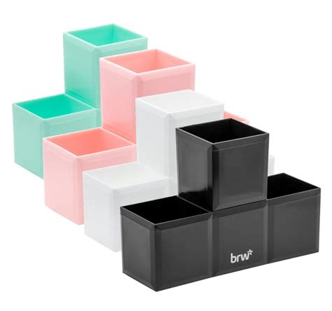 Organizador BRW Multiuso de Mesa Tetris Tons Papéis Papelaria