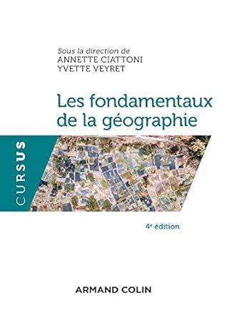 Amazon Les fondamentaux de la géographie 4e éd 9782200621223