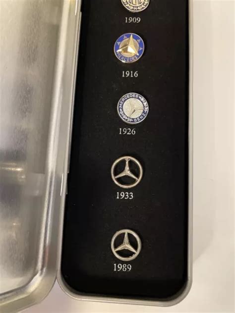 Original Mercedes Benz Anstecknadel Pin Set Classic Historische Sterne