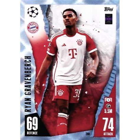 Oferta Trading Card Ryan Gravenberch Bayern München Crystal Match Attax