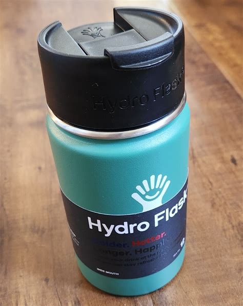 Hydro Flask Flip Lid Wide Mouth Insulated Water Bottle 12 Ounce 12oz Green Zen Ebay