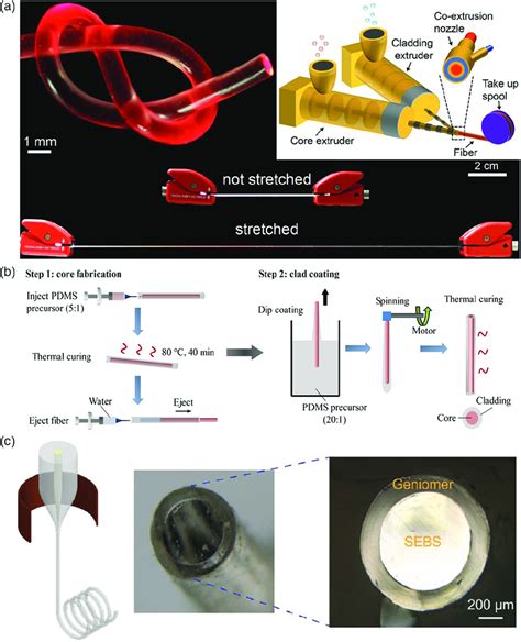 Fabrication Of Stretchable Optical Strain Sensors A Coextrusion