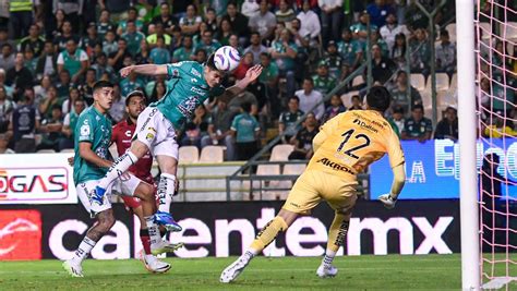 ¡de Cabeza El Plátano Alvarado Consigue El Empate 1 1 En El Partido Club León Y Atlas