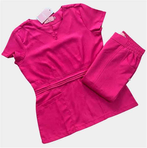 Scrub Princesa Jalecos Conforto Uniformes De Alta Costura Scrub E