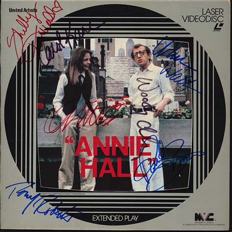 Annie Hall Cast Signed Movie Laserdisc Album Artist Signed