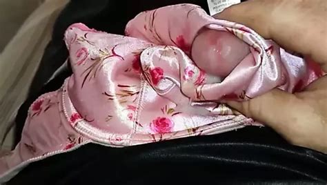 Hot Pink Satin Dress Cock Cum XHamster