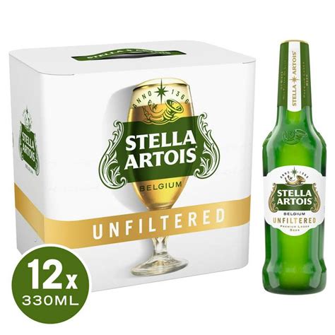 Stella Artois Unfiltered Lager 12 X 330Ml 13 99 Compare Prices