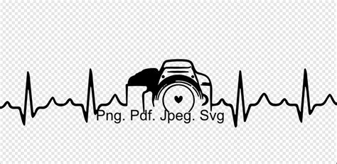 Camera Heartbeat Svg Camera Photography Svg Heartbeat Svg Etsy