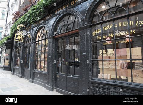 Berry Brothers And Rudd Wine Merchants In St Jamess Street London