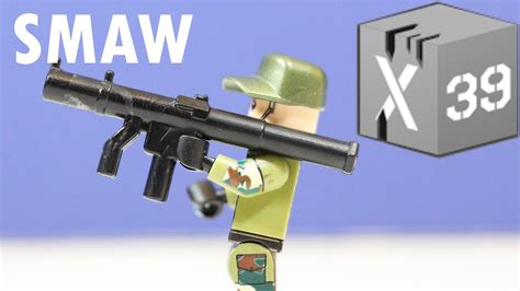 Custom Lego Minifigure Weapon Review 5 Smaw Rocket Launcher Youtube