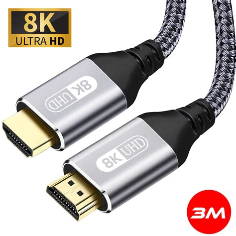 3m Hdmi Cable Ultra High Speed 21 4k8k Hdr 120hz Ps5xbox Ready