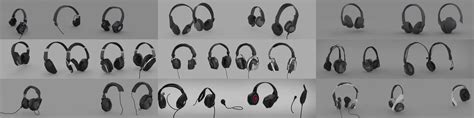 Low Poly Headphones Polygon 3d Render Belender Stable Diffusion