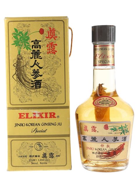 Jinro Elixir Korean Ginseng Ju Lot 54100 Buysell Spirits Online